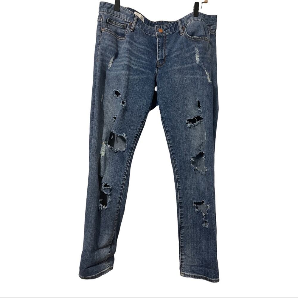 Gap Womens Always Skinny Distressed Jeans Size 33